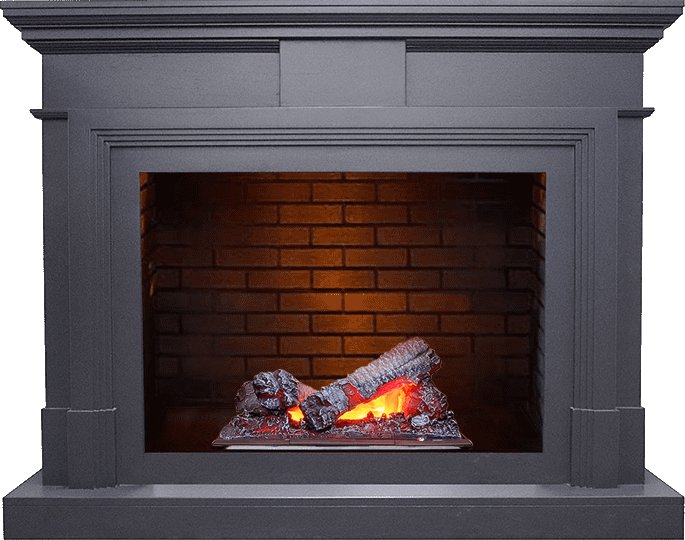 Изображение DIMPLEX heatsystems.ru Фото Каминокомплект Coventry - Серый графит / Кирпич с очагом Cassette 400 NH Деревянные каминокомплекты DIMPLEX heatsystems.ru