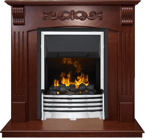 Фото Каминокомплект Sorrento угловой - Орех с очагом Flagstaff Угловые каминокомплекты DIMPLEX heatsystems.ru