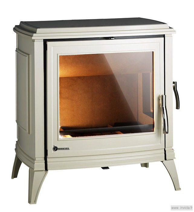 Фото SEDAN 15 ЭМАЛЬ СЛОНОВАЯ КОСТЬ Печи INVICTA (Франция) heatsystems.ru