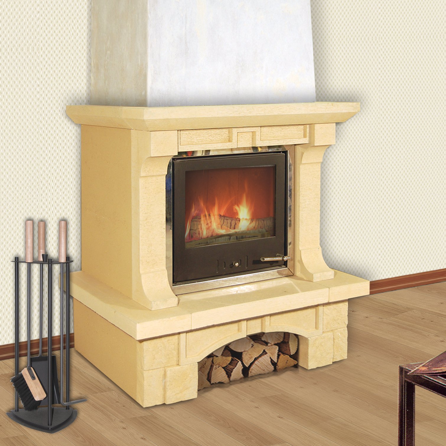 Фото Лира 600 Камины МЕТА Музыка Огня heatsystems.ru