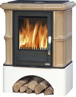 Фото Bavaria (прямой цоколь, вставка КОМБО) Кафельные печи ABX heatsystems.ru
