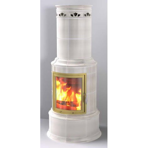 Фото BELLA ROSA KLASSIK 2 ECOPLUS, CREME-WEISS, РАМКА ЗОЛОТО Печи HARK (Германия) heatsystems.ru