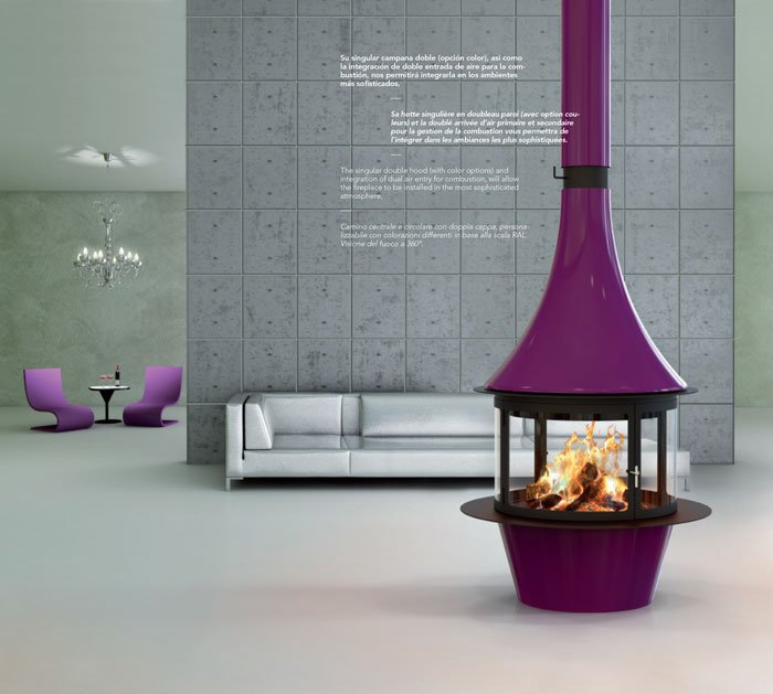 Фото Alexandra (Lorena) Central Камины TRAFORART (Испания) heatsystems.ru
