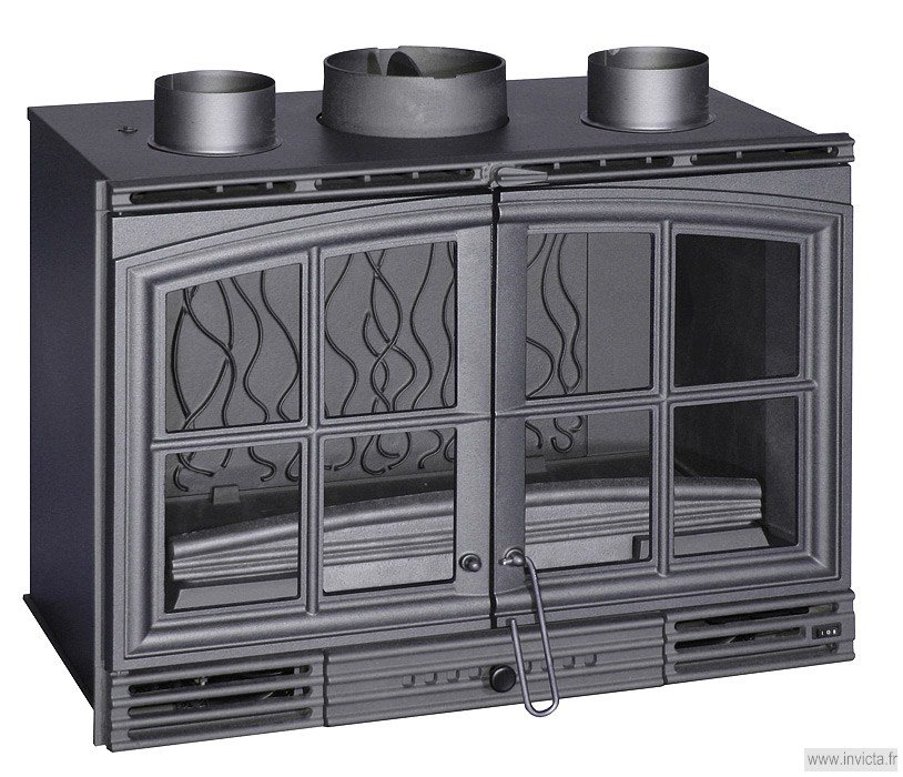 Фото Дабл Порте 800 турбо инсерт Топки INVICTA (Франция) heatsystems.ru