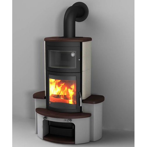 Фото NAPOLI GT ECOPLUS, JOLA-BRAUN 245, ЧЕРНАЯ РАМКА Печи HARK (Германия) heatsystems.ru