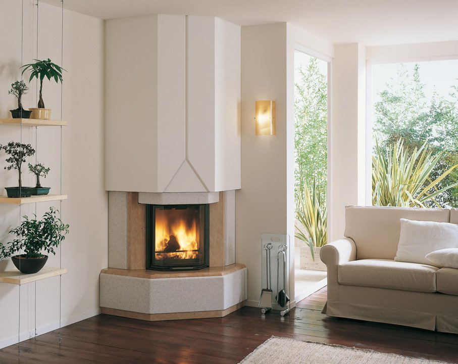 Фото Constanza exagone угловой Камины PALAZZETTI (Италия) heatsystems.ru