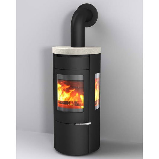 Фото 95 GT ECOPLUS, STONE 252, ЧЕРНАЯ РАМКА Печи HARK (Германия) heatsystems.ru