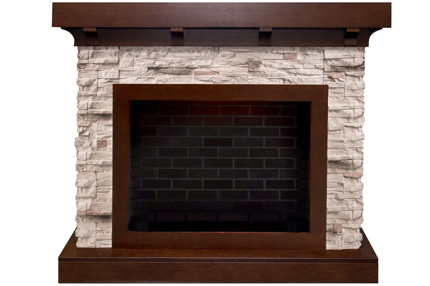 Изображение DIMPLEX heatsystems.ru Фото Портал Chalet - Темный дуб/Сланец Каменные порталы DIMPLEX heatsystems.ru