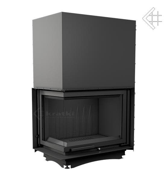 Фото Amelia/L/BS/G (угловое стекло слева, гильотина) Топки KRATKI (Польша) heatsystems.ru