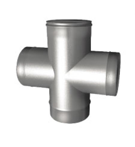 Фото Четверик Дымоход Вулкан одностенный круглого сечения heatsystems.ru