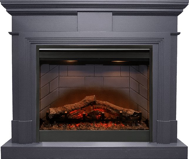Изображение DIMPLEX heatsystems.ru Фото Каминокомплект Coventry Graphite Grey - Серый графит с очагом Symphony 26'' DF2608-INT Деревянные каминокомплекты DIMPLEX heatsystems.ru