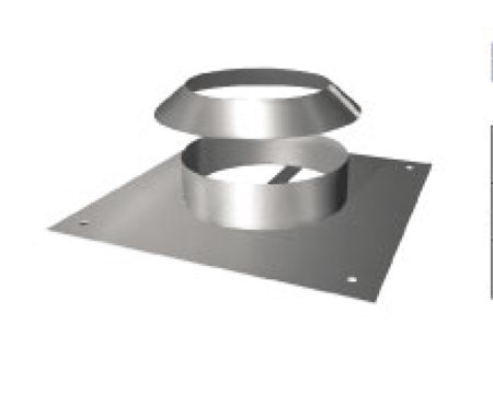 Фото Крышка вентилируемой шахты с юбкой Дымоход Вулкан одностенный круглого сечения heatsystems.ru