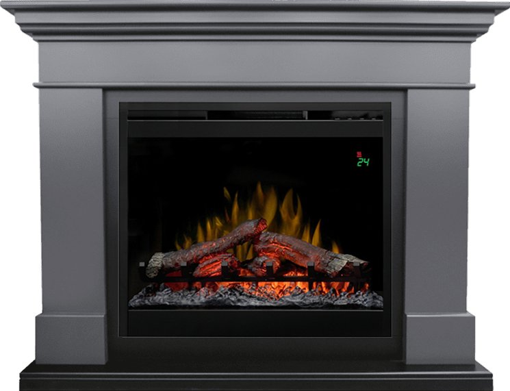 Фото Каминокомплект California Graphite Gray - Серый графит с очагом Symphony 26'' DF2624-L Деревянные каминокомплекты DIMPLEX heatsystems.ru