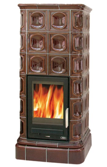 Фото Kaledonie (чугунная вставка) Кафельные печи ABX heatsystems.ru