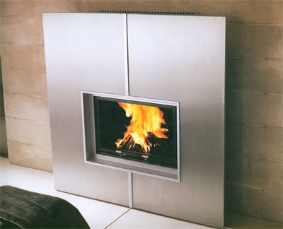 Фото Square Acciaio Камины EDILKAMIN (Италия) heatsystems.ru