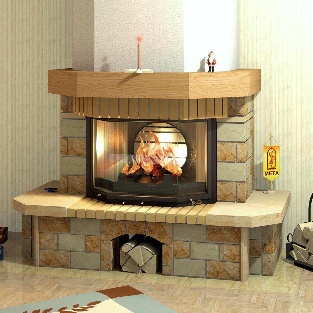 Фото Талисман 700/800 Камины МЕТА Магия Огня heatsystems.ru