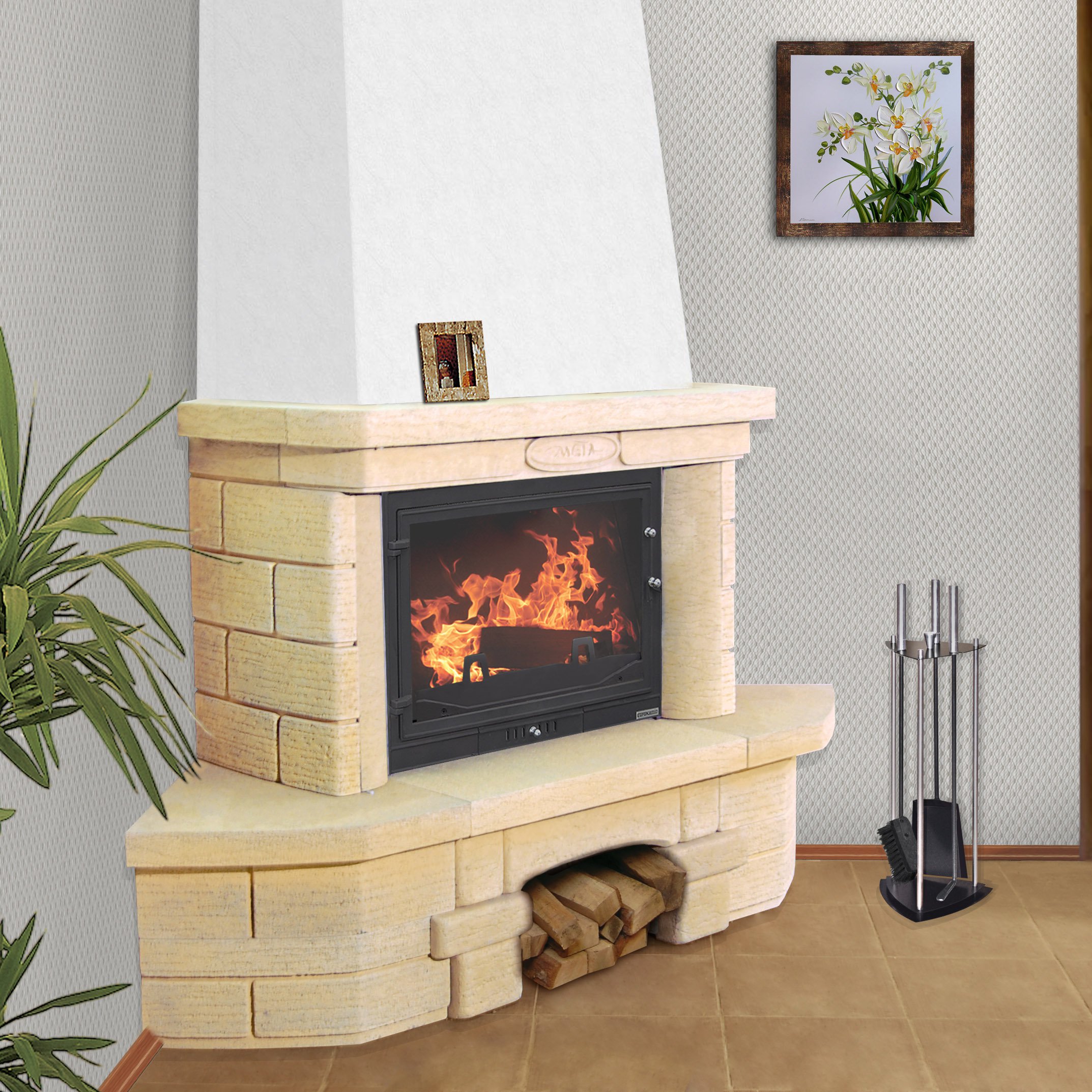 Фото Альт Камины МЕТА Музыка Огня heatsystems.ru