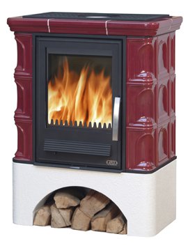 Фото Iberia (прямой цоколь, чугунная вставка) Кафельные печи ABX heatsystems.ru