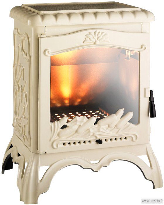 Фото CHAMBORD ЭМАЛЬ СЛОНОВАЯ КОСТЬ Печи INVICTA (Франция) heatsystems.ru