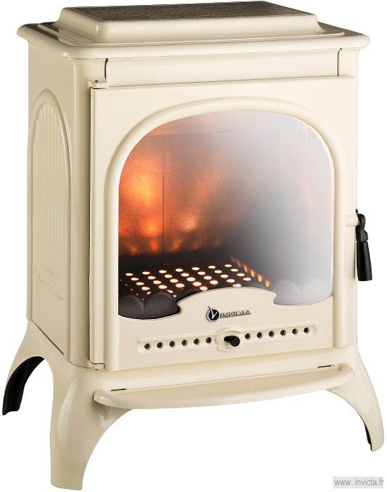 Фото SEVILLE ЭМАЛЬ СЛОНОВАЯ КОСТЬ Печи INVICTA (Франция) heatsystems.ru