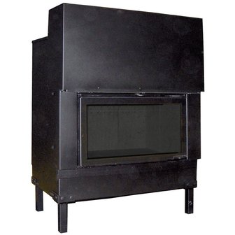 Фото H 800 simple face WS Black BN1 Топки AXIS (Франция) heatsystems.ru
