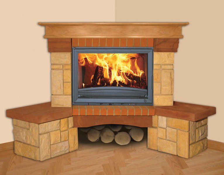 Фото Princessa (угловая) Камины BELLA ITALIA (Польша) heatsystems.ru