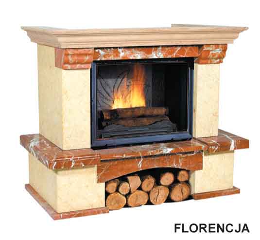 Фото Florencja (пристенная) Камины BELLA ITALIA (Польша) heatsystems.ru