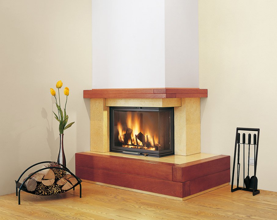 Фото Melbourne угловой Камины PALAZZETTI (Италия) heatsystems.ru