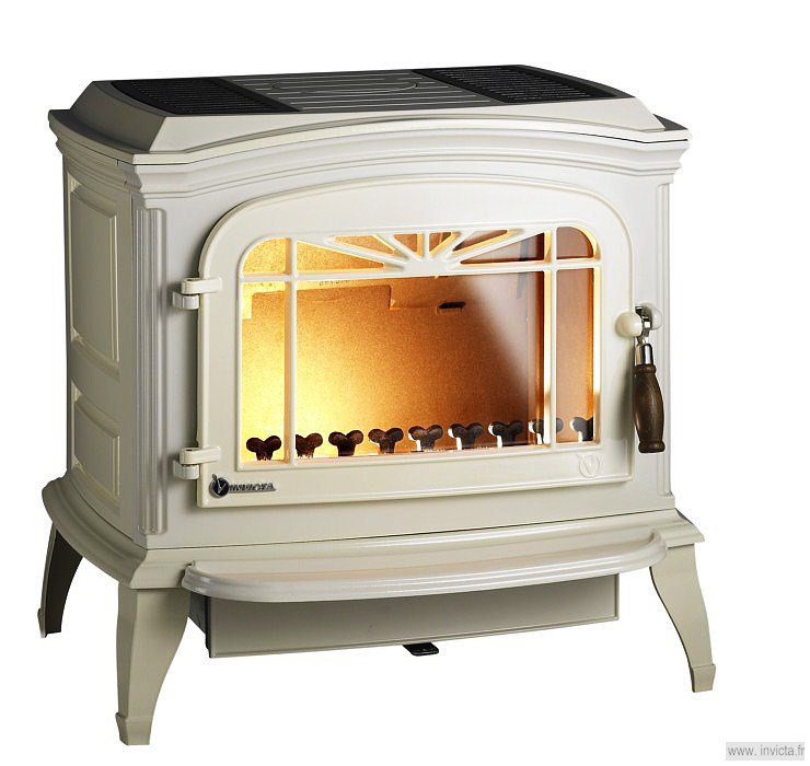 Фото BRADFORD ЭМАЛЬ СЛОНОВАЯ КОСТЬ Печи INVICTA (Франция) heatsystems.ru