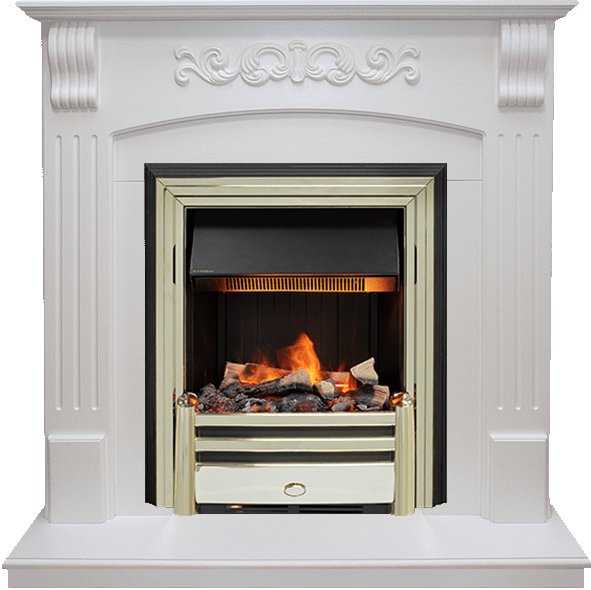 Фото Каминокомплект Sorrento - Белый дуб с очагом Cavendish Деревянные каминокомплекты DIMPLEX heatsystems.ru
