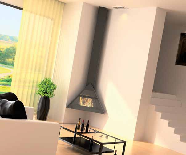 Фото Admeto Rincon (угловой) 120 Камины TRAFORART (Испания) heatsystems.ru