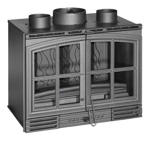 Фото Дабл Порте 700 турбо инсерт Топки INVICTA (Франция) heatsystems.ru