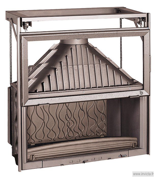 Фото Гранд Визьон 1100 контргруз Топки INVICTA (Франция) heatsystems.ru