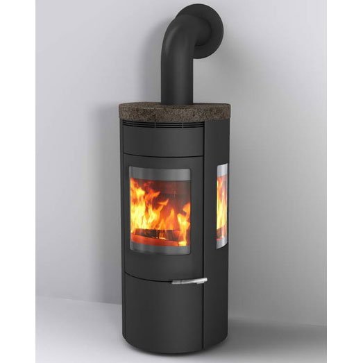 Фото 95 GT ECOPLUS, DEKO-LAVA 357, ЧЕРНАЯ РАМКА Печи HARK (Германия) heatsystems.ru