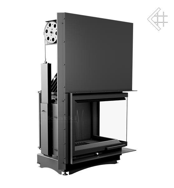 Фото Amelia/P/BS/G(угловое стекло справа,гильотина) Топки KRATKI (Польша) heatsystems.ru