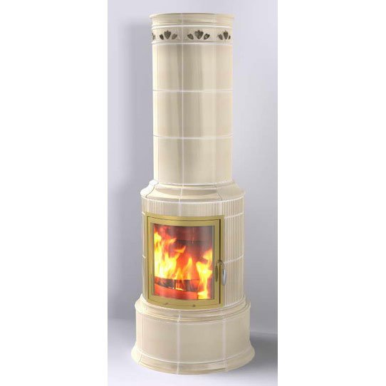 Фото BELLA ROSA KLASSIK 3 ECOPLUS, BAHAMA 442, РАМКА ЗОЛОТО Печи HARK (Германия) heatsystems.ru