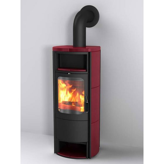 Фото 98 ECOPLUS, BORDEAUX-ROT 310, ЧЕРНАЯ РАМКА Печи HARK (Германия) heatsystems.ru