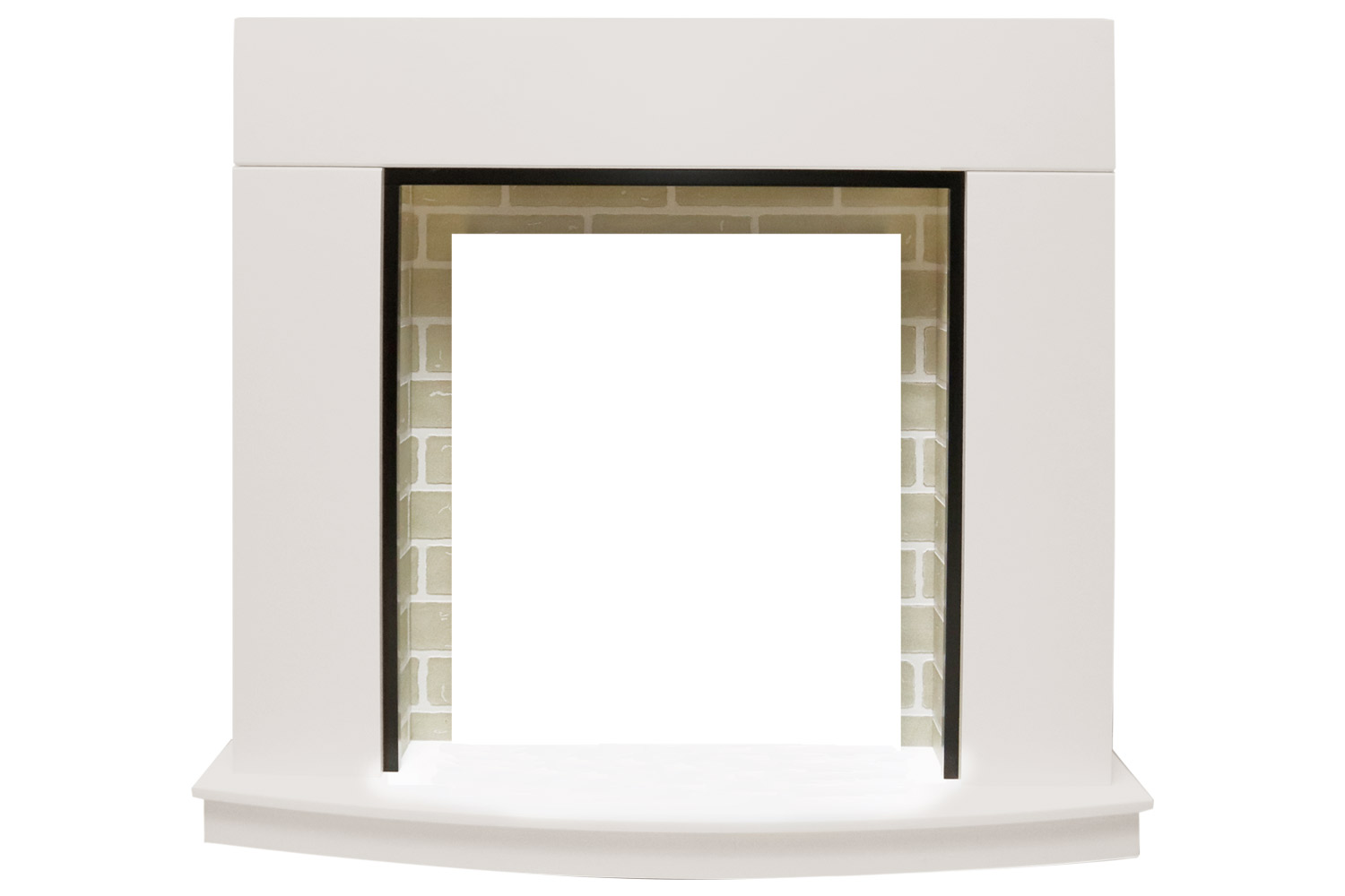 Фото Портал Montana - Белый Деревянные порталы DIMPLEX heatsystems.ru