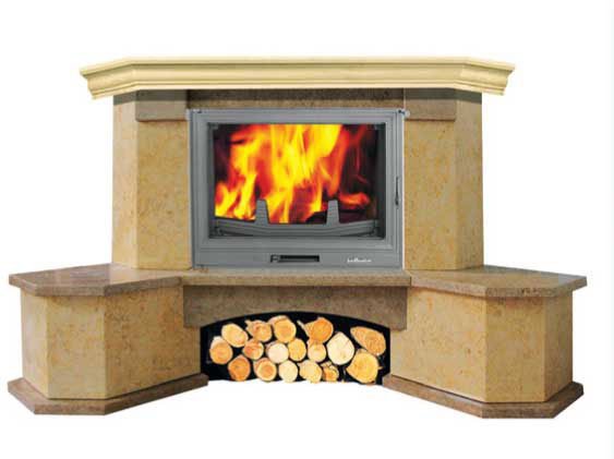Фото Aliste (угловая) Камины BELLA ITALIA (Польша) heatsystems.ru
