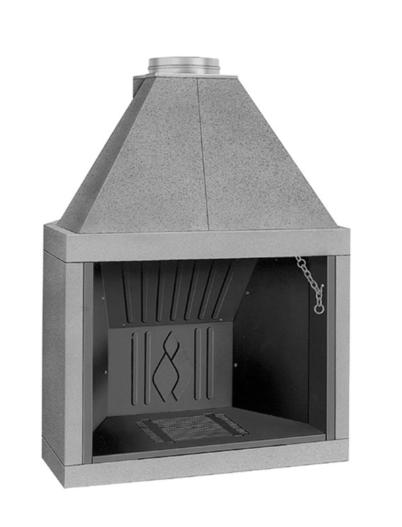 Фото KN CR Открытые топки PIAZZETTA (Италия) heatsystems.ru