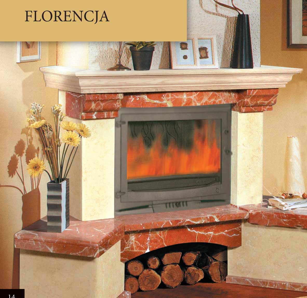 Фото Florencja (угловая) Камины BELLA ITALIA (Польша) heatsystems.ru