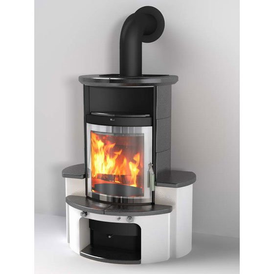 Фото 34 GT ECOPLUS, GRANIT NATURSCHWARZ, РАМКА ХРОМ Печи HARK (Германия) heatsystems.ru