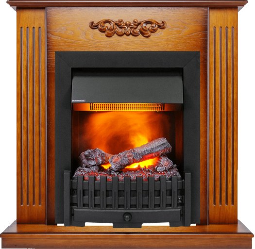 Изображение DIMPLEX heatsystems.ru Фото Каминокомплект Lumsden - Дуб антик с очагом Danville Black FB2 Деревянные каминокомплекты DIMPLEX heatsystems.ru