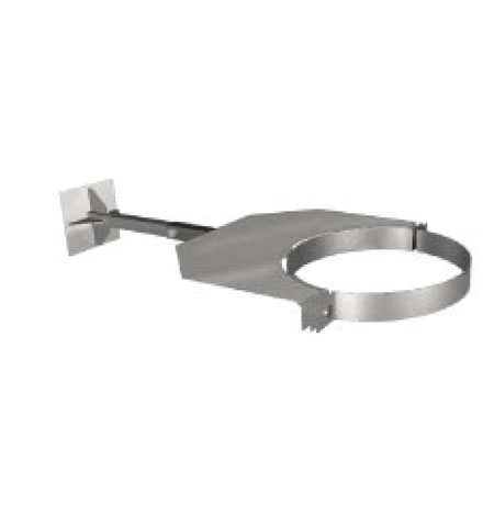 Фото Консоль стеновая Дымоход Вулкан одностенный круглого сечения heatsystems.ru