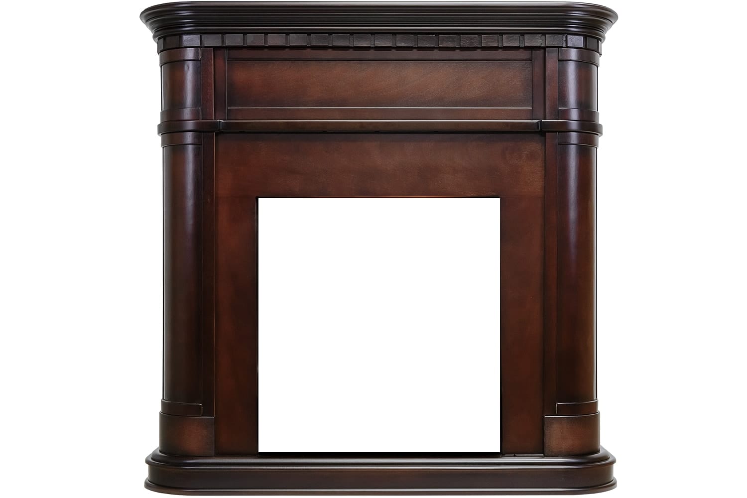 Фото Портал Cabinet - Махагон коричневый антик Деревянные порталы DIMPLEX heatsystems.ru