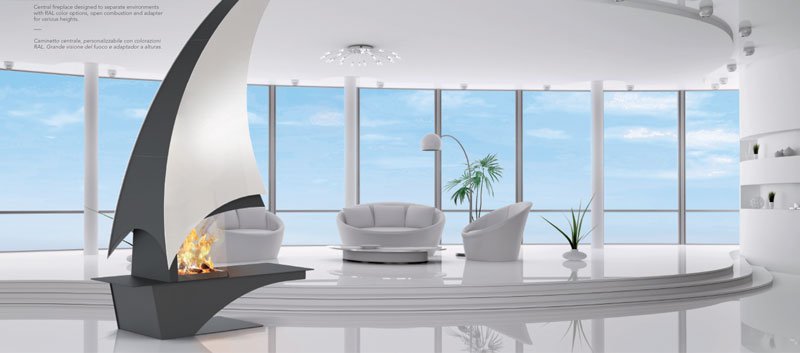 Фото Genoveva Central Камины TRAFORART (Испания) heatsystems.ru