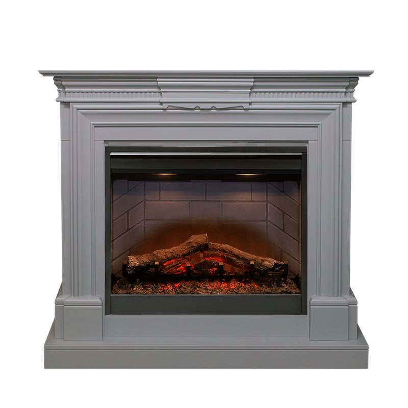Фото Каминокомплект Chelsea - Grey с очагом Symphony 26'' DF2608-INT Линейные очаги ROYAL FLAME heatsystems.ru