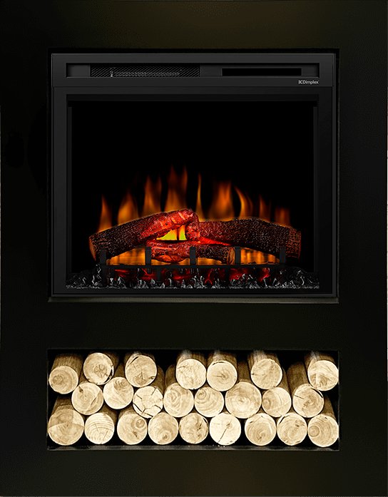 Фото Каминокомплект Loft - Черный с очагом XHD28L-INT Деревянные каминокомплекты DIMPLEX heatsystems.ru