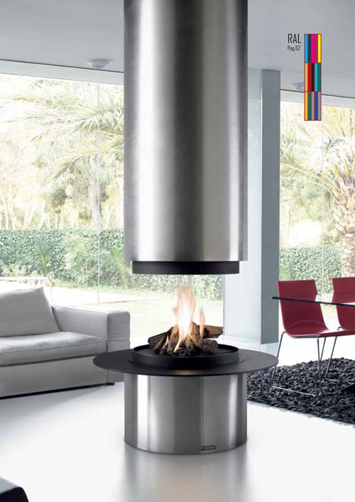 Фото Diamante Central Камины TRAFORART (Испания) heatsystems.ru