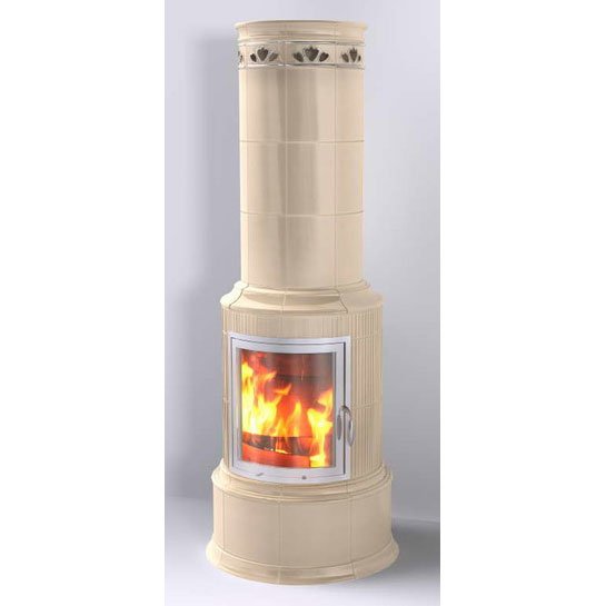 Фото BELLA ROSA KLASSIK 3 ECOPLUS, CASHMERE 118, РАМКА ХРОМ Печи HARK (Германия) heatsystems.ru